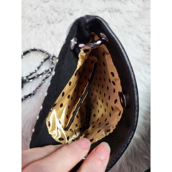 Kitty Cat Rhinestones Petite Phone Crossbody Purse - Picture 5 of 5